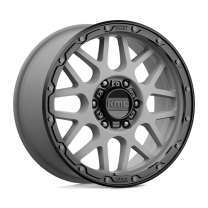 KMC KM535 GRENADE OFF-ROAD MATTE GRAY MATTE BLACK LIP