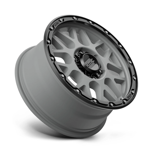 KMC KM535 GRENADE OFF-ROAD MATTE GRAY MATTE BLACK LIP