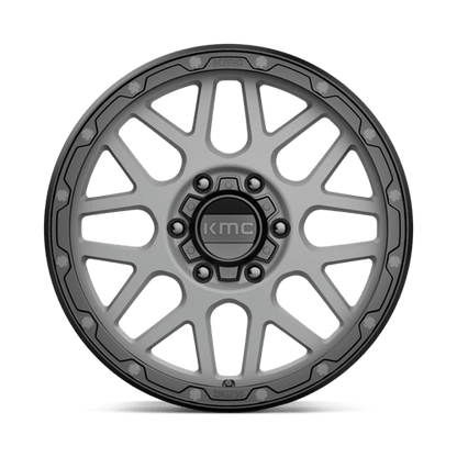 KMC KM535 GRENADE OFF-ROAD MATTE GRAY MATTE BLACK LIP