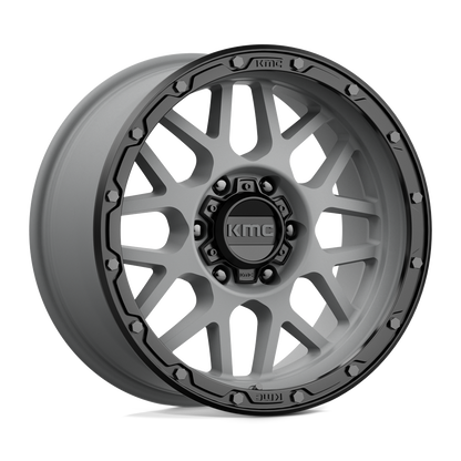 KMC KM535 GRENADE OFF-ROAD MATTE GRAY MATTE BLACK LIP