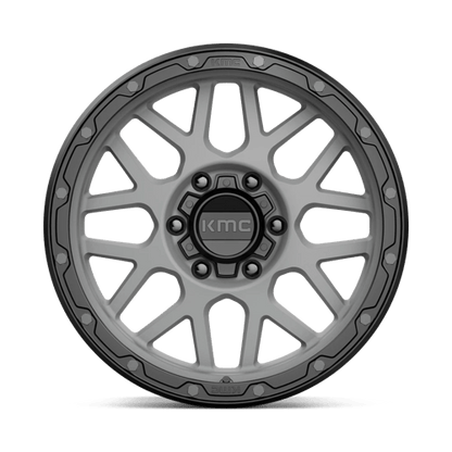 KMC KM535 GRENADE OFF-ROAD MATTE GRAY MATTE BLACK LIP