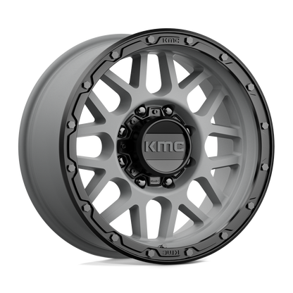KMC KM535 GRENADE OFF-ROAD MATTE GRAY MATTE BLACK LIP