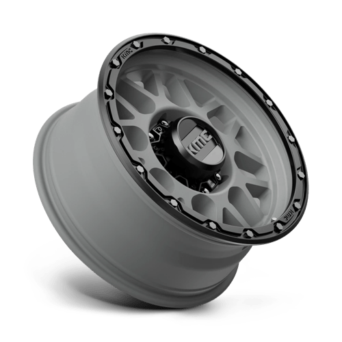 KMC KM535 GRENADE OFF-ROAD MATTE GRAY MATTE BLACK LIP