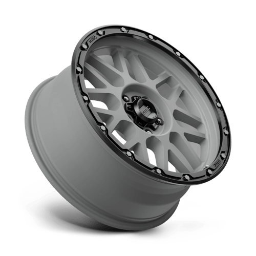 KMC KM535 GRENADE OFF-ROAD MATTE GRAY MATTE BLACK LIP