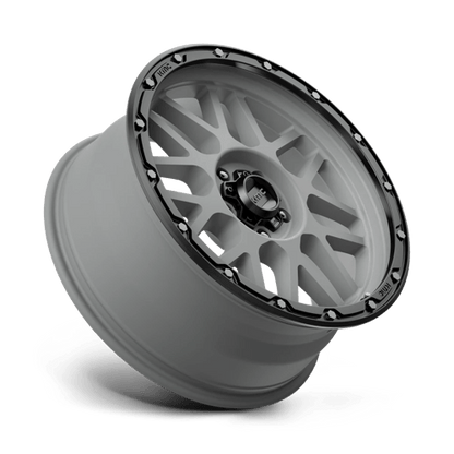 KMC KM535 GRENADE OFF-ROAD MATTE GRAY MATTE BLACK LIP