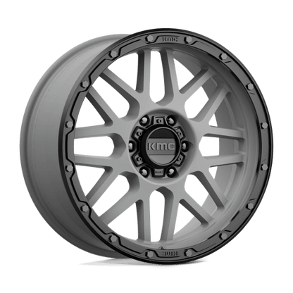 KMC KM535 GRENADE OFF-ROAD MATTE GRAY MATTE BLACK LIP
