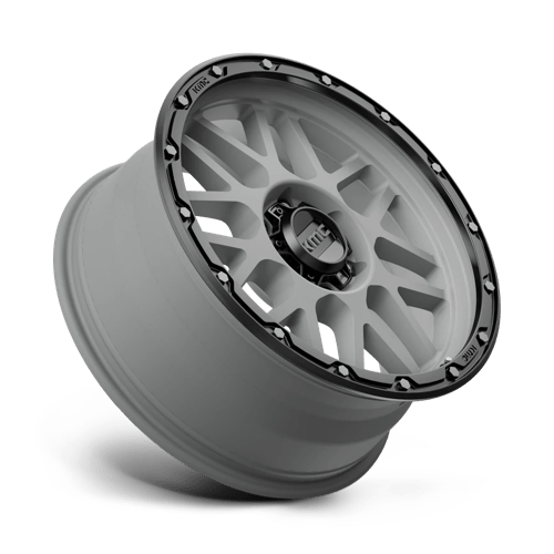 KMC KM535 GRENADE OFF-ROAD MATTE GRAY MATTE BLACK LIP