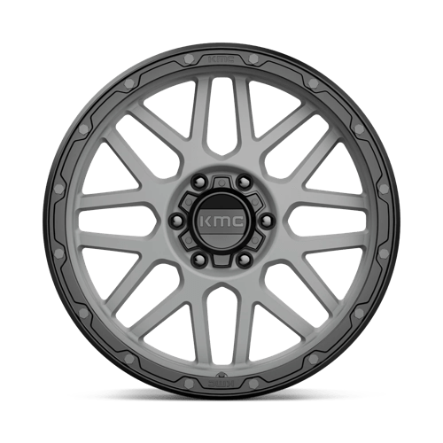 KMC KM535 GRENADE OFF-ROAD MATTE GRAY MATTE BLACK LIP