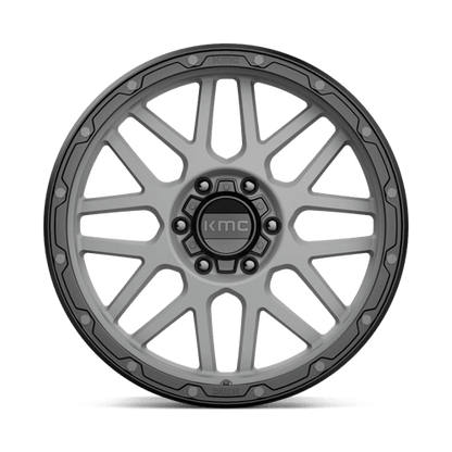 KMC KM535 GRENADE OFF-ROAD MATTE GRAY MATTE BLACK LIP