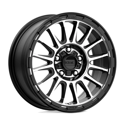 KMC KM542 IMPACT SATIN BLACK MACHINED