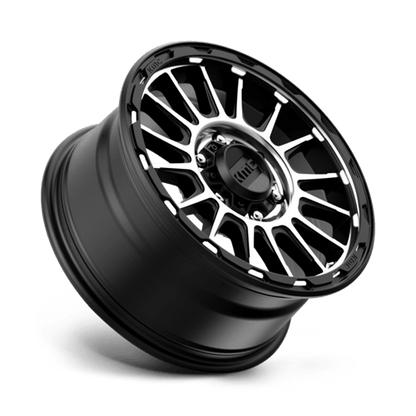 KMC KM542 IMPACT SATIN BLACK MACHINED