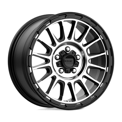 KMC KM542 IMPACT SATIN BLACK MACHINED
