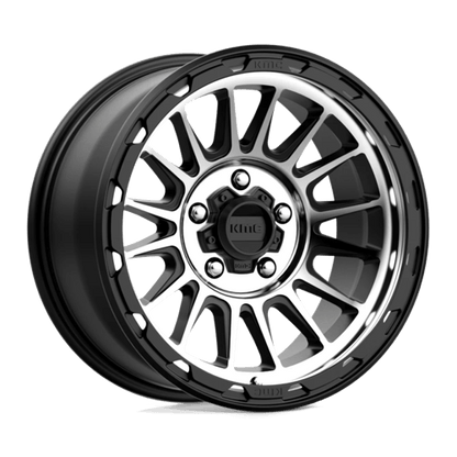 KMC KM542 IMPACT SATIN BLACK MACHINED