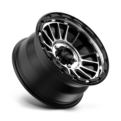KMC KM542 IMPACT SATIN BLACK MACHINED