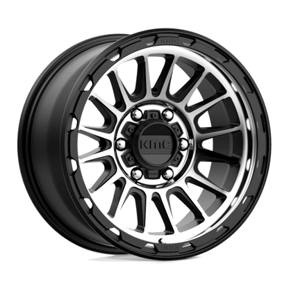 KMC KM542 IMPACT SATIN BLACK MACHINED