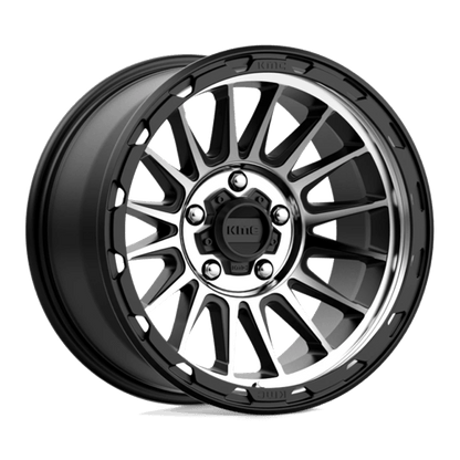 KMC KM542 IMPACT SATIN BLACK MACHINED