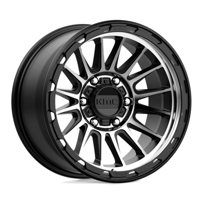 KMC KM542 IMPACT SATIN BLACK MACHINED