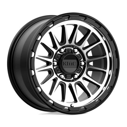 KMC KM542 IMPACT SATIN BLACK MACHINED