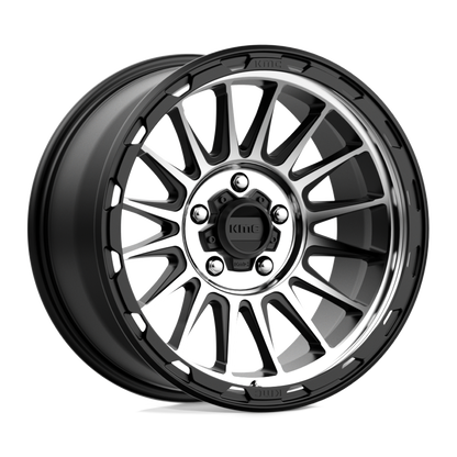 KMC KM542 IMPACT SATIN BLACK MACHINED