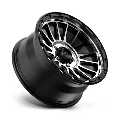 KMC KM542 IMPACT SATIN BLACK MACHINED