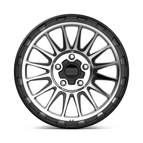 KMC KM542 IMPACT SATIN BLACK MACHINED