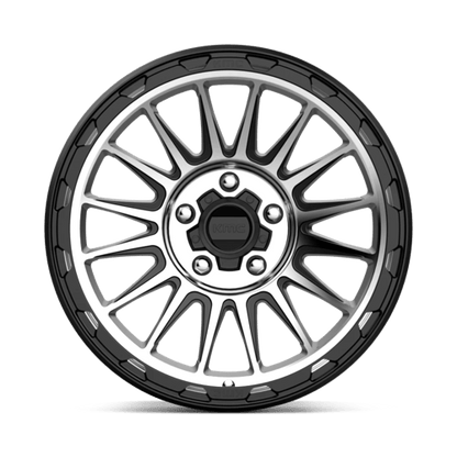 KMC KM542 IMPACT SATIN BLACK MACHINED