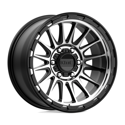 KMC KM542 IMPACT SATIN BLACK MACHINED