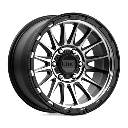 KMC KM542 IMPACT SATIN BLACK MACHINED