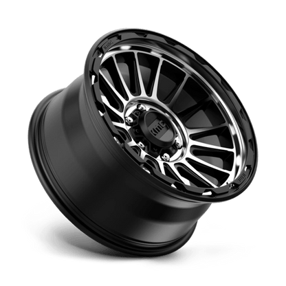 KMC KM542 IMPACT SATIN BLACK MACHINED