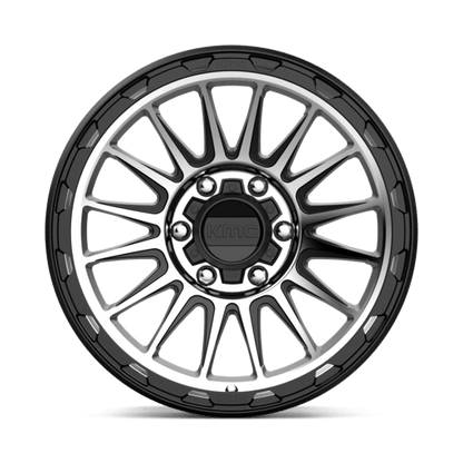 KMC KM542 IMPACT SATIN BLACK MACHINED