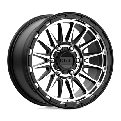 KMC KM542 IMPACT SATIN BLACK MACHINED