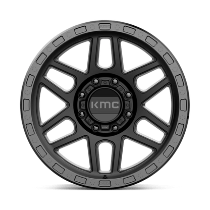 KMC KM544 MESA SATIN BLACK WITH GLOSS BLACK LIP