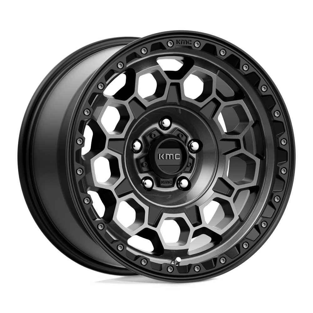 KMC KM545 TREK SATIN BLACK WITH GRAY TINT