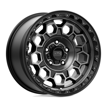 KMC KM545 TREK SATIN BLACK WITH GRAY TINT