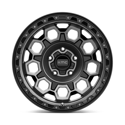 KMC KM545 TREK SATIN BLACK WITH GRAY TINT