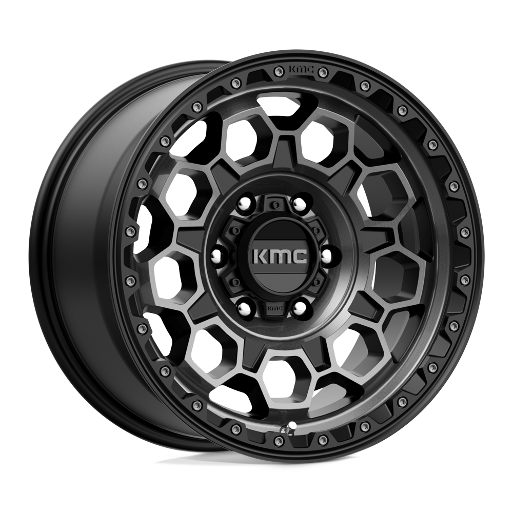 KMC KM545 TREK SATIN BLACK WITH GRAY TINT