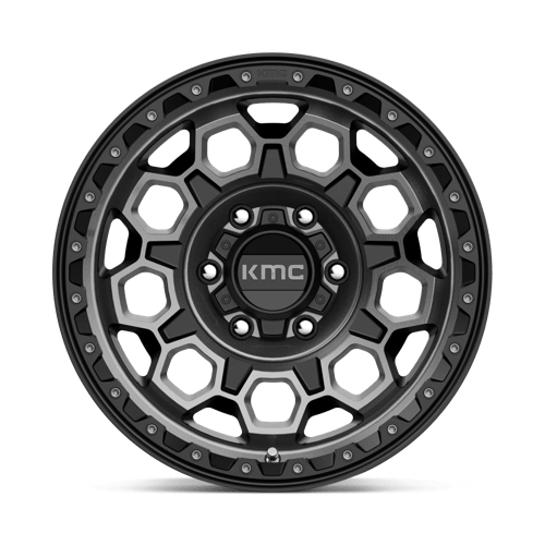 KMC KM545 TREK SATIN BLACK WITH GRAY TINT