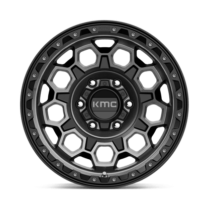 KMC KM545 TREK SATIN BLACK WITH GRAY TINT