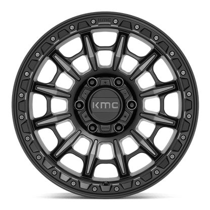 KMC KM547 CARNAGE SATIN BLACK WITH GRAY TINT