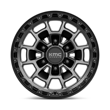 KMC KM718 SUMMIT SATIN BLACK WITH GRAY TINT