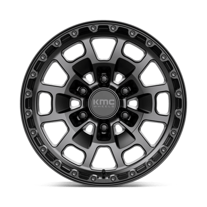 KMC KM718 SUMMIT SATIN BLACK WITH GRAY TINT