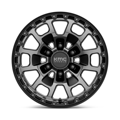 KMC KM718 SUMMIT SATIN BLACK WITH GRAY TINT