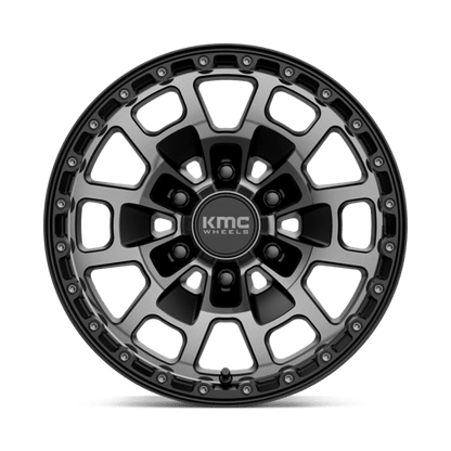 KMC KM718 SUMMIT SATIN BLACK WITH GRAY TINT