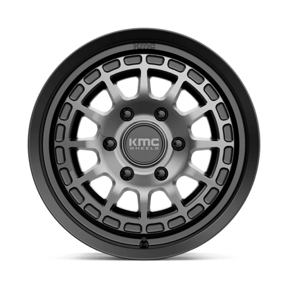 KMC KM719 CANYON SATIN BLACK WITH GRAY TINT