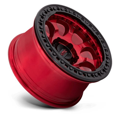 KMC KM237 RIOT BEADLOCK CANDY RED WITH BLACK RING