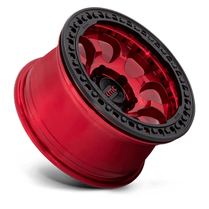 KMC KM237 RIOT BEADLOCK CANDY RED WITH BLACK RING