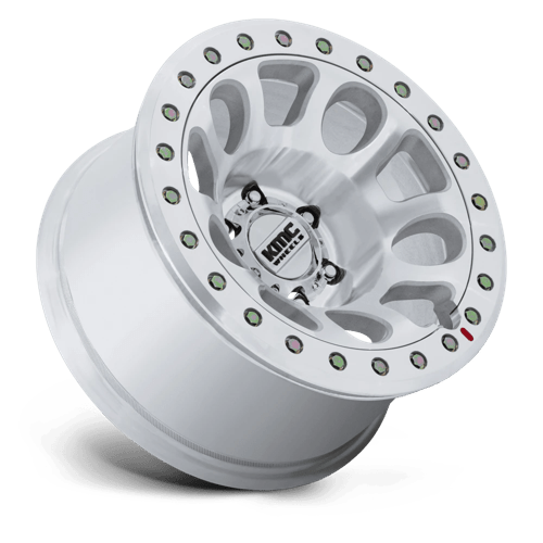 KMC KM241 E25 BEADLOCK Machined wheel designed for off-road performance and aggressive styling.