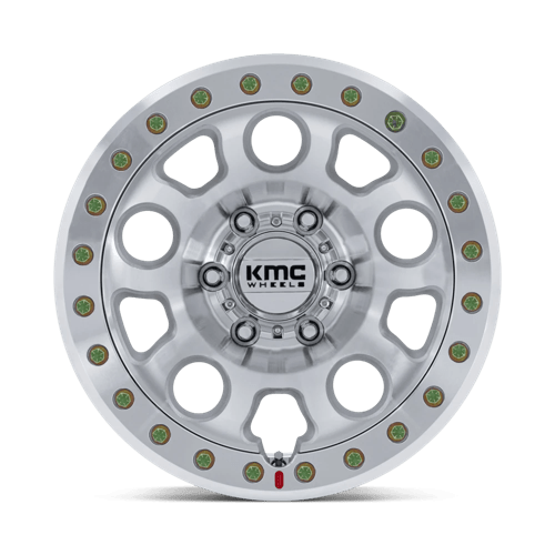 KMC KM241 E25 BEADLOCK Machined wheel designed for off-road performance and rugged styling.
