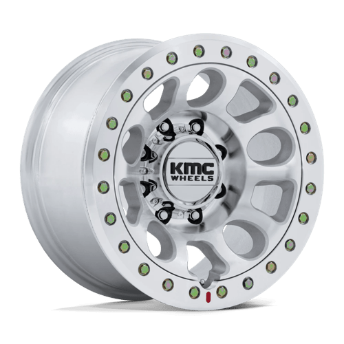 KMC KM241 E25 BEADLOCK Machined wheel designed for off-road performance and durability, perfect for lifted trucks and SUVs.