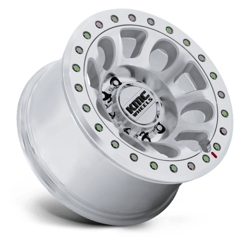 KMC KM241 E25 BEADLOCK Machined wheel designed for extreme off-road performance and durability.